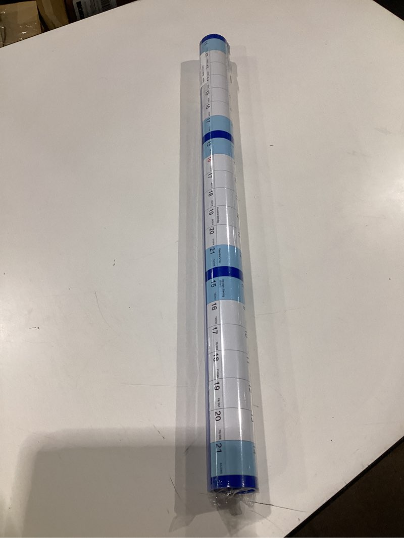 Condition photo showing New/Like New for 2PCS 24"x36" 2026 Wall Calendar, Large Yearly Annual Planner, Wet & Dry Erase Laminated 12 Month, Reversible (Blue)