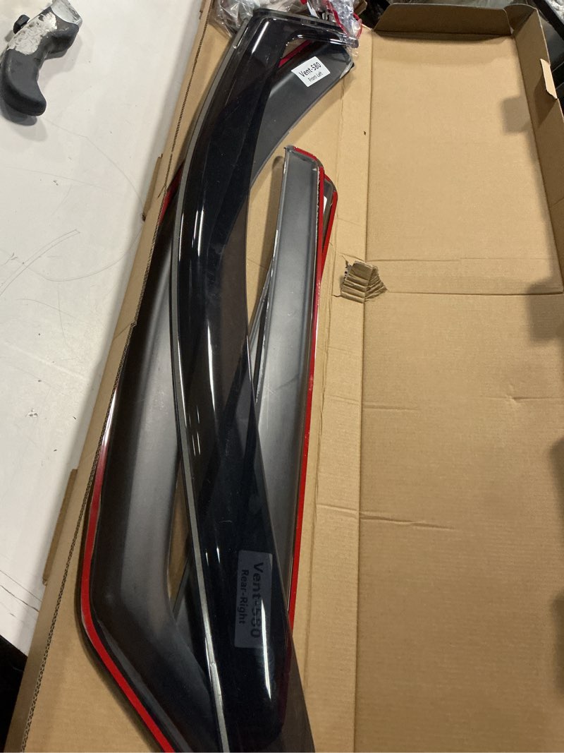 Condition photo showing As Is for Nilight Window Visors for Volkswagen VW Tiguan 2018-2024 5-Seater Standard Only (Rear 24.4"), in-Channel Rain Guards, 4PCS Smoke Wind Deflectors for Rain, Snow & Highway Driving Volkswagen Tiguan 2018-2024