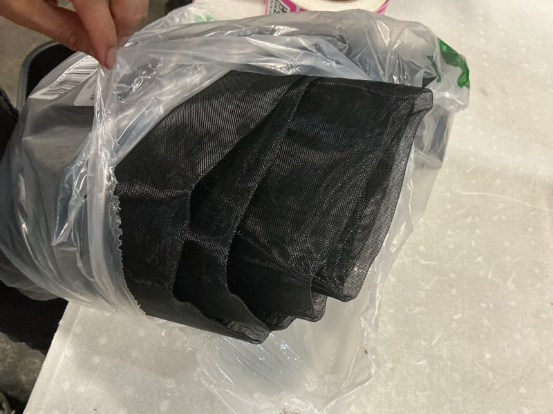 Condition photo showing Good Condition for flux phenom magnetic screen door - bugs out, breeze in - 9min install auto-sealing heavy duty double stitched mesh, 52 magnets, hands free sliding & patio doors net, pet & kid friendly, 38 x 82 inch black 38"x82"