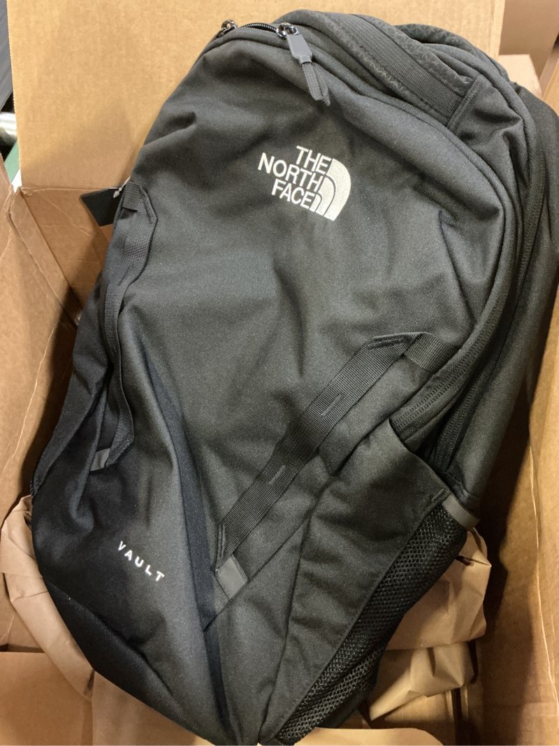 Condition photo showing New/Like New for The North Face Vault Everyday Laptop Backpack - Commuter Travel Bag, Water-Repellent Finish, Spacious Compartment, TNF Black-NPF, One Size | Everyday, PFAS Free One Size Tnf Black-npf