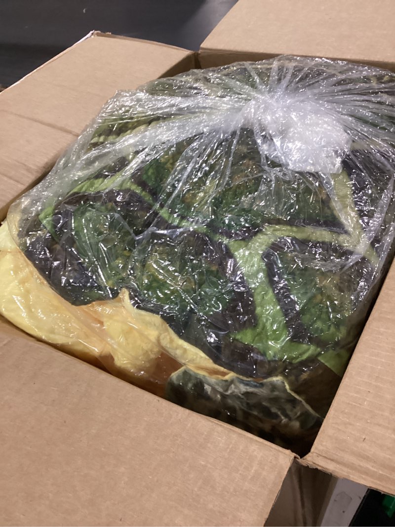 Condition photo showing As Is for Wearable Turtle Shell Pillow Funny Turtle Shell Costume Giant Turtle Plush Toy, Creative Gift for Adults Kids (Green, 40 Inch) Medium