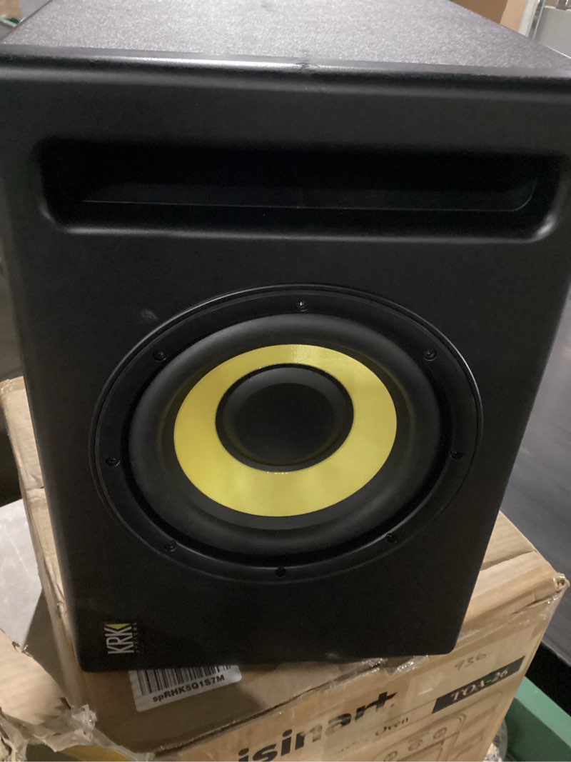 Condition photo showing As Is for krk s8.4 s8 generation 4 8" 109 watt powered studio subwoofer speaker s8.4