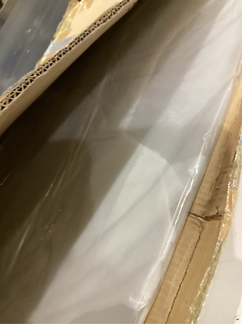 Condition photo showing As Is for roowest 3 pcs 24'' x 36'', 1/8 inch thick clear acrylic sheet panels transparent cast sheet plastic panels with protective film cut to size cast acrylic board for craft diy projects 24 x 36 inch, 1/8 inch transparent 3