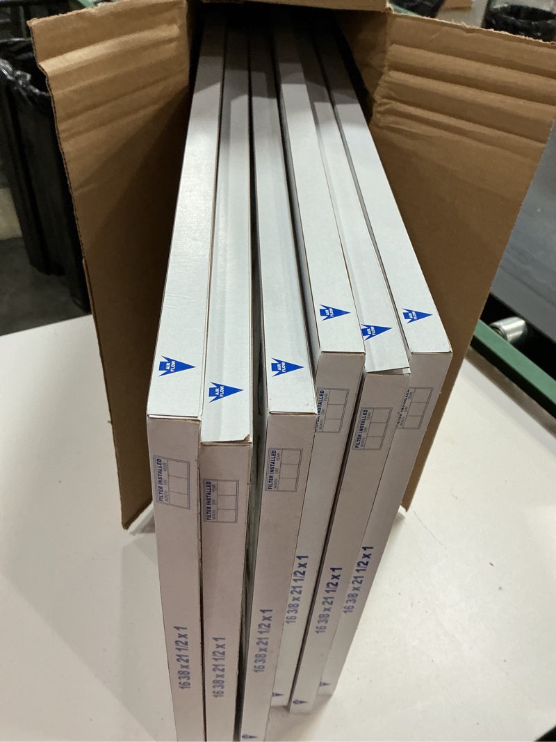Condition photo showing New/Like New for airx filters 16.5x21.5x1 furnace & ac filter merv 8 dust 6-pack | easy installation for allergens dust pollen & dander control. traps dust, pollen, and allergens, for hvacs.