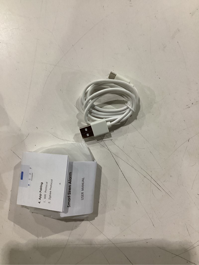Condition photo showing Good Condition for wifi smart siren alarm: 100db sounder, app control, wireless burglar alarm, compatible with alexa