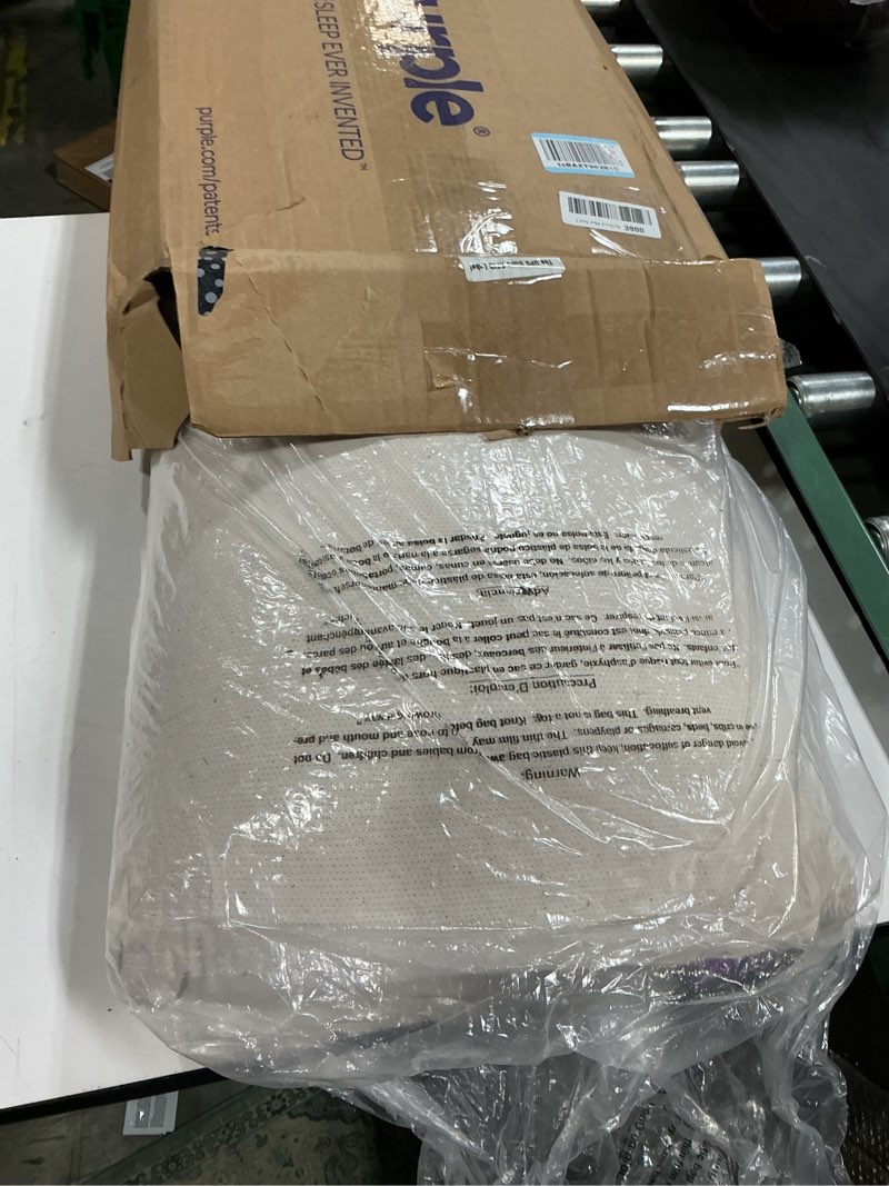 Condition photo showing Good Condition for purple harmony pillow – talalay latex foam cooling pillow for combo or side sleepers, 360º hex gelflex grid for no-pressure support and luxurious weightless feel - standard, medium feel, med height