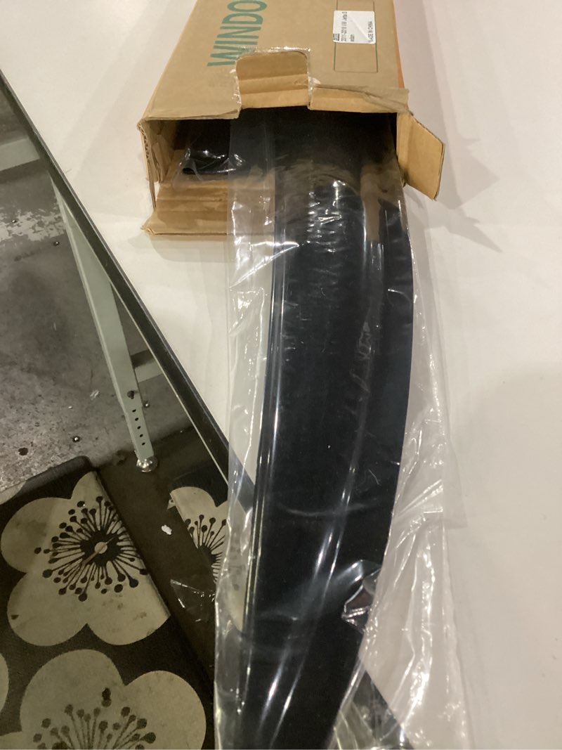 Condition photo showing Good Condition for tape-on rain guard 4-piece for 2011-2018 vw jetta sedan windows visor shield shade smoke 94985 black 11-18 vw jetta sedan
