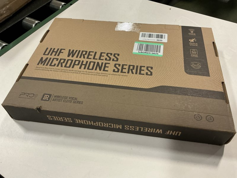 Condition photo showing New/Like New for NG-9 UHF Dual Wireless Microphone System with 2 Handheld Dynamic Microphones, Professional Grade Anti-Interference, Two Handed Mic One Touch Pairing, Home KTV, Live, Shows, Meeting