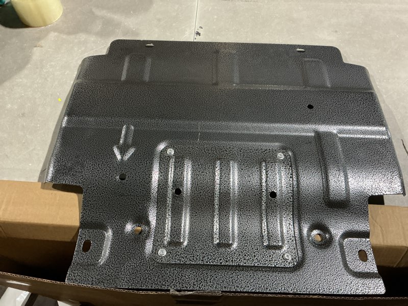 Condition photo showing Good Condition for engine splash guard compatible with ford f150 2015-2022 2.7 3.3 3.5 5.0 underbody shield plate replacement for fl3z-5d032-a fl3z-5d032-d fl3z-5d032-e