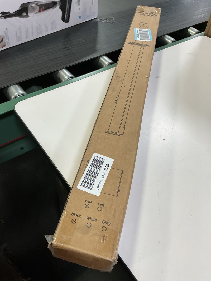 Condition photo showing Good Condition for Retractable Baby Gates for Doorways, Mesh Dog Gate for Stairs, Pet Gate Indoor, Extends to 55" Wide 33" Tall, Safety Toddlers Gates for Hallways, Indoor & Outdoor Use, Black Black 33'' Tall x 55'' Wide