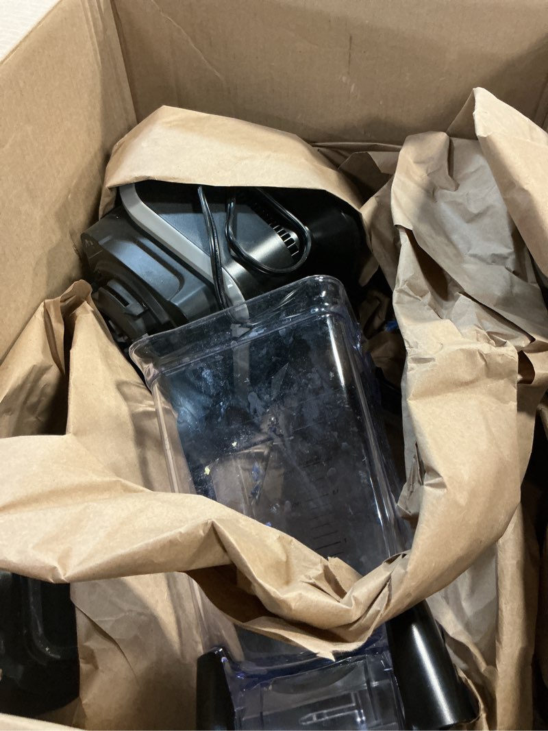 Condition photo showing As Is for Ninja Professional Blender 1000W, Total Crushing Technology- Smoothies, Ice Crushing & Frozen Fruit, Full-Size Countertop Blender, 72-oz. Pitcher, Black & Grey, BL610 Generation 2 (1000 Watts)