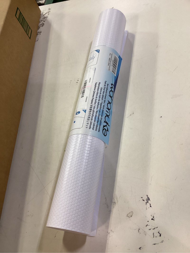 Condition photo showing Good Condition for Shelf Liners 19 inch x 20 ft Shelf Liners for Kitchen cabinets nonstick Shelf Lining Drawer Mats EVA Protector for Cupboard (White,19 inch x 20 ft) White 19"W x 240"L