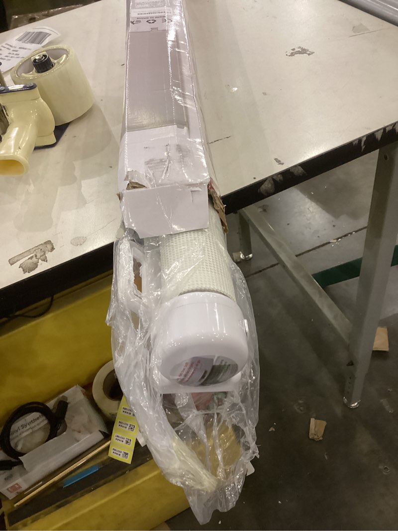 Condition photo showing Good Condition for Reinforced 90 Inch Wide Retractable Baby Gates for Doorways Extra Wide Outdoor Retractable Gate for Dogs Reinforced Bottom to Prevent Crawling Through Mesh Baby Gate Long Dog Gates Indoor Extra Long White 33" Tall x 90" Wide? With Reinforced Strip?