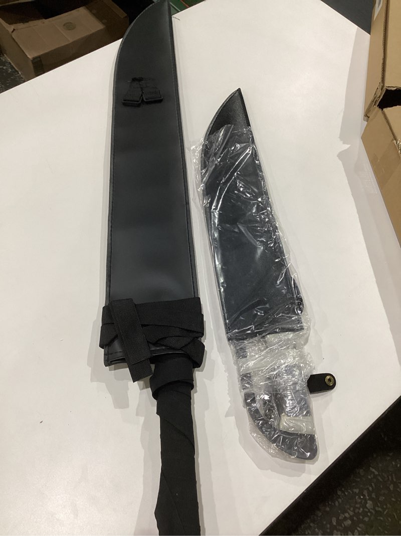 Condition photo showing New/Like New for Metal Anime Sword Two Piece Set Kurosaki's Zangetsu Dual Swords for Cosplay, Collection