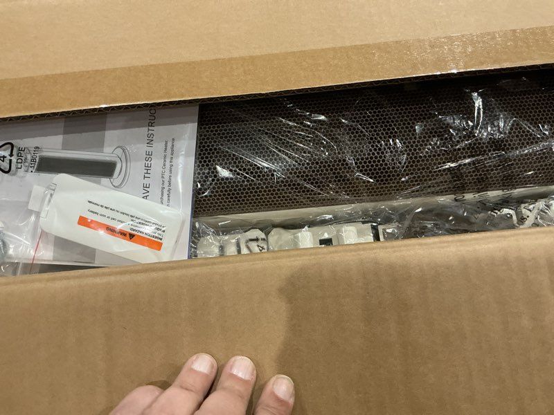 Condition photo showing New/Like New for 25" space heaters for indoor use large room, electric heaters for indoor use with thermostat, oscillating room heaters with timer, remote control, overheat protection tower heater for bedroom (beige)