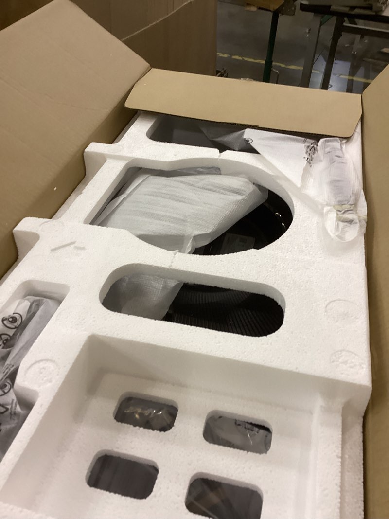 Condition photo showing As Is for SAMSUNG 34' Odyssey G5 Ultra-Wide Gaming Monitor with 1000R Curved Screen, 165Hz, 1ms, FreeSync Premium, Large Display, Eye Comfort, Multiple Ports, WQHD, LC34G55TWWNXZA, Black 34-inch Curved WQHD Resolution