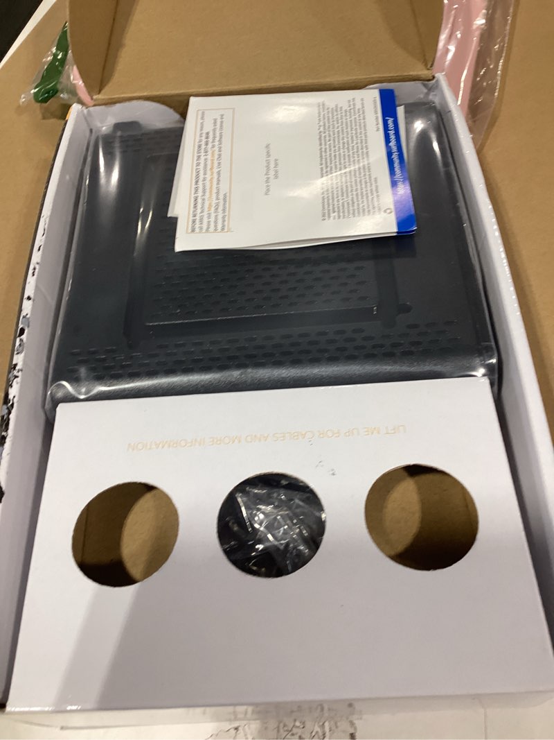 Condition photo showing New/Like New for arris (sbg10) - cable modem router combo - docsis 3.0 16 x 4 gigabit & ac1600 wifi, [check with your provider for compatibility]400 mbps max internet speeds max download speed: 686 mbps