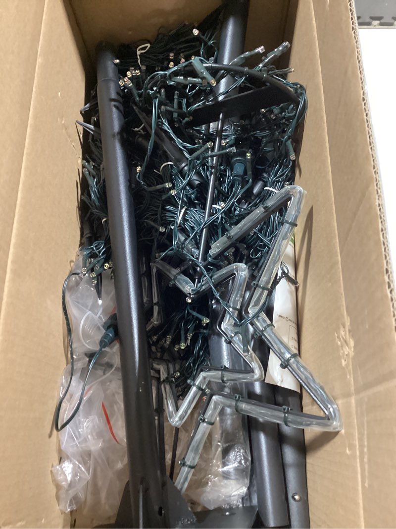 Christmas Decorations Christmas Tree Lights 10.2Ft Outdoor Star Lights Decor Waterproof Warm White &