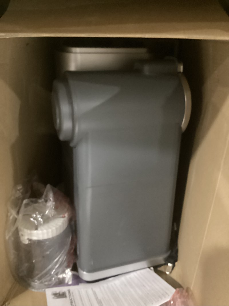 Condition photo showing As Is for ninja creami scoop & swirl ice cream maker, soft serve desserts, sorbet, milkshakes, frozen yogurt and more, 13-in-1 programs, includes handle and two 16 oz 2-in-1 pints, nc701 creami swirl