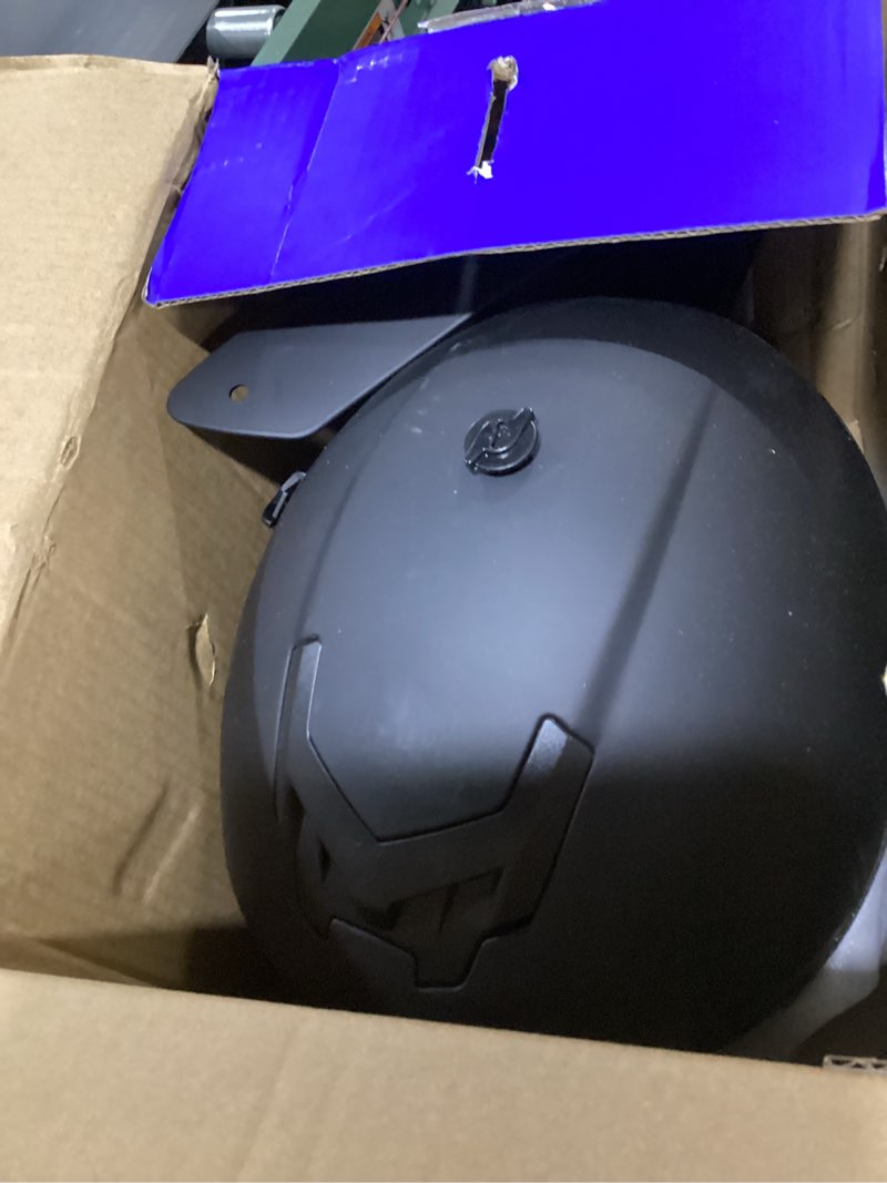 Condition photo showing As Is for youth dirt bike helmet dot certified - full face motorcycle helmet for off-road, atv, street riding, includes adjustable goggles & protective gloves black large