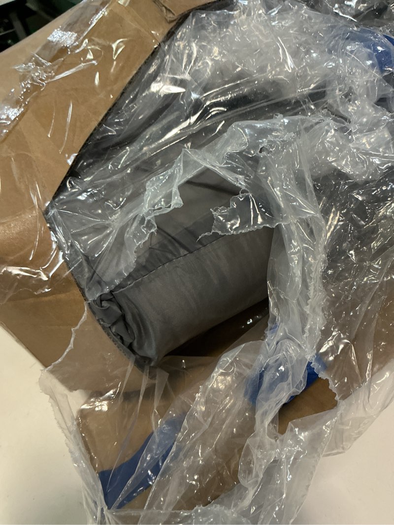 Condition photo showing Good Condition for BPS Outdoor Chair Cushions Water Resistant Outdoor Deep Seat Cushions with Handle and Adjustable Straps, 24"x24", Gray, Set of 2 2 packs (seat cushion only) 24"x24" Gray