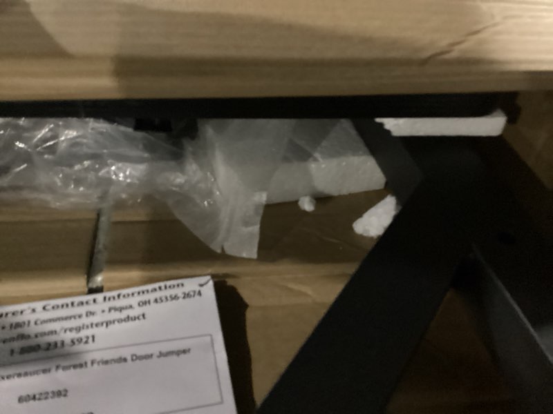 Condition photo showing New/Like New for small standing desk with wheels, 29.5-45.3 inch adjustable height, portable treadmill desk, rolling computer table for walking pad with a cup holder and a hook black