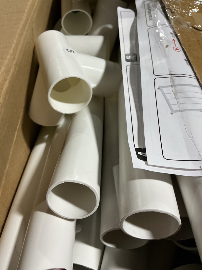 Condition photo showing As Is for Trycooling Stuffed Animal Storage Zoo Holder Space Save Vertical PVC with Elastic Band and Net for Playroom Bedroom Nursery (White 1)