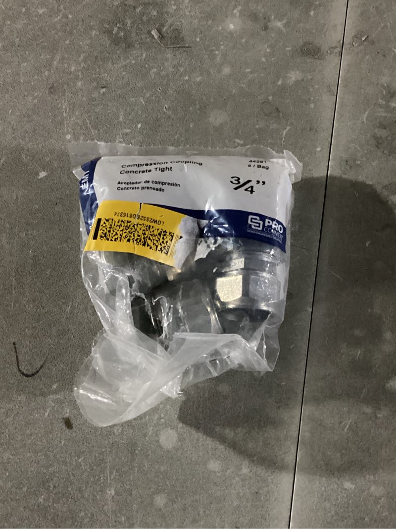 Sigma ProConnex 3/4-in Rigid / IMC / Zinc-plated steel Compression Coupling Conduit Fittings Item #141846 | Model #49061