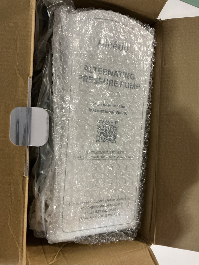 Condition photo showing Good Condition for alcedo alternating air pressure mattress pad for bed sore and ulcer prevention, hospital & home use medical mattress topper for bedridden patient, adjustable ultra quiet pump and waterproof cushion