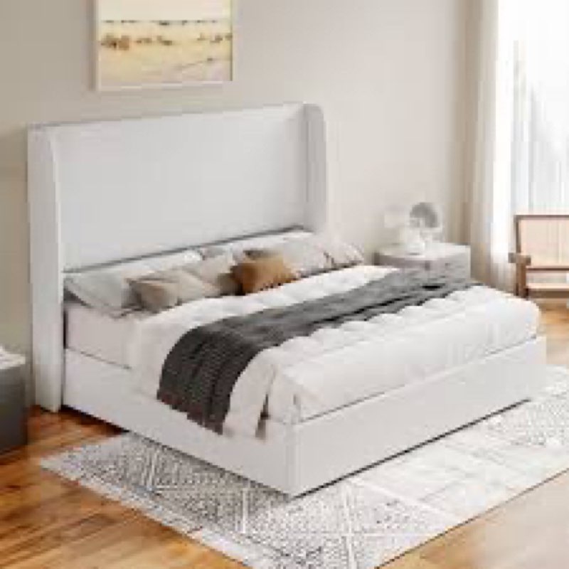Brooklinn Upholstered Platform Storage Bed Queen 