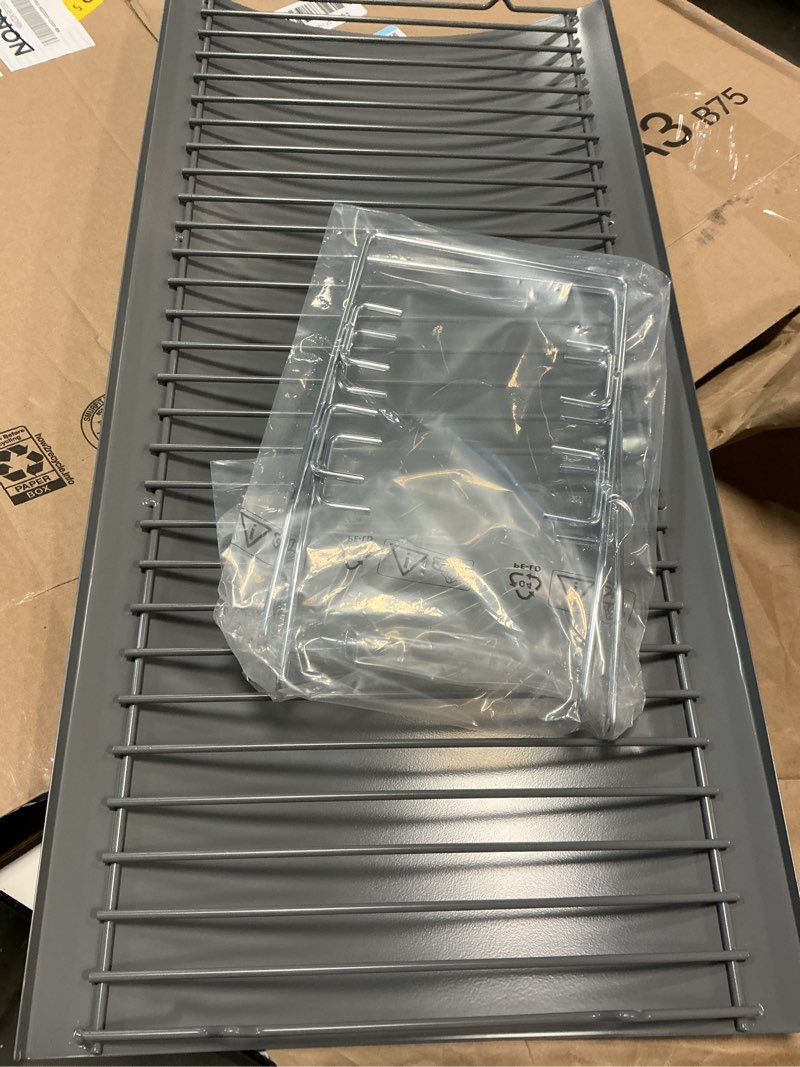 Condition photo showing Good Condition for aluminum steel 27 inch ash pan replacement parts for chargriller charcoal 1224, 1324, 2121, 2222, 2727, 2828, 2929,bbq accessories ash tray with 2pcs fire grate hanger for charbroil 17302056 grill
