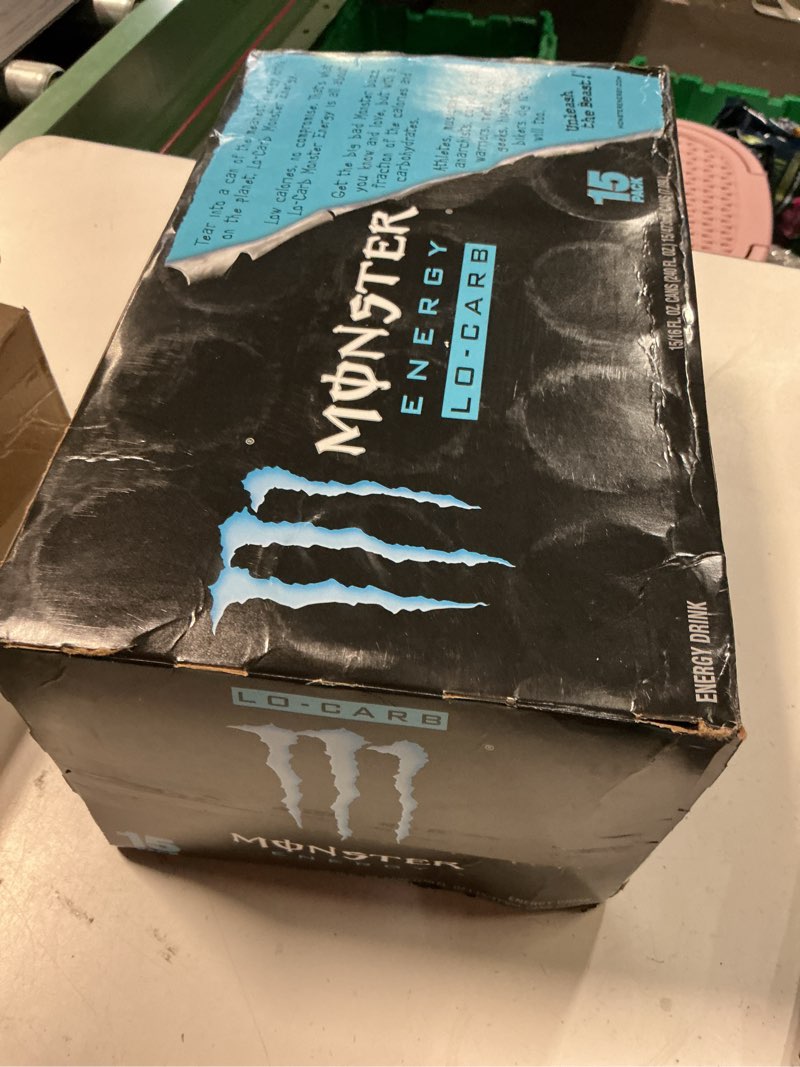 Condition photo showing New/Like New for Monster Energy, Lo-Carb Monster, Low Carb Energy Drink, 16 Ounce | Pack of 15 Lo-Carb 16 Ounce (Pack of 15)