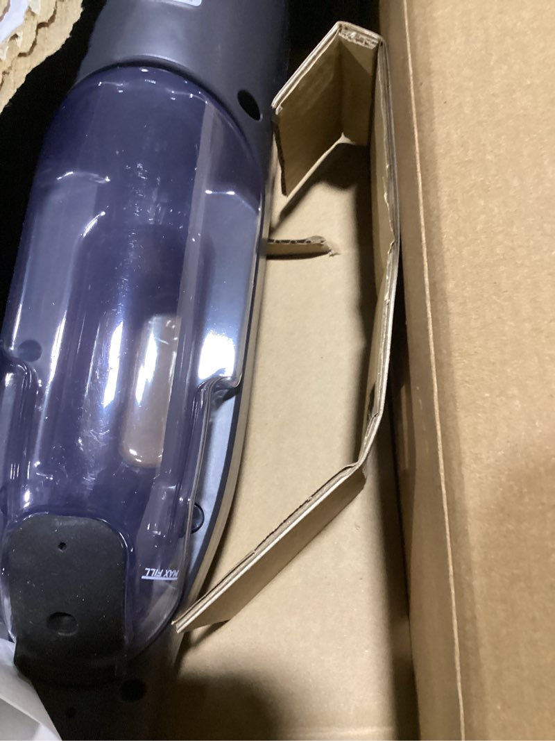 Condition photo showing Good Condition for shark steam & scrub steam mop, all-in-one scrubbing and sanitizing hard floor cleaner, led headlights, 4 dirt grip soft scrub pads included, xl water tank, swivel steering, hawaiian grey, s8001