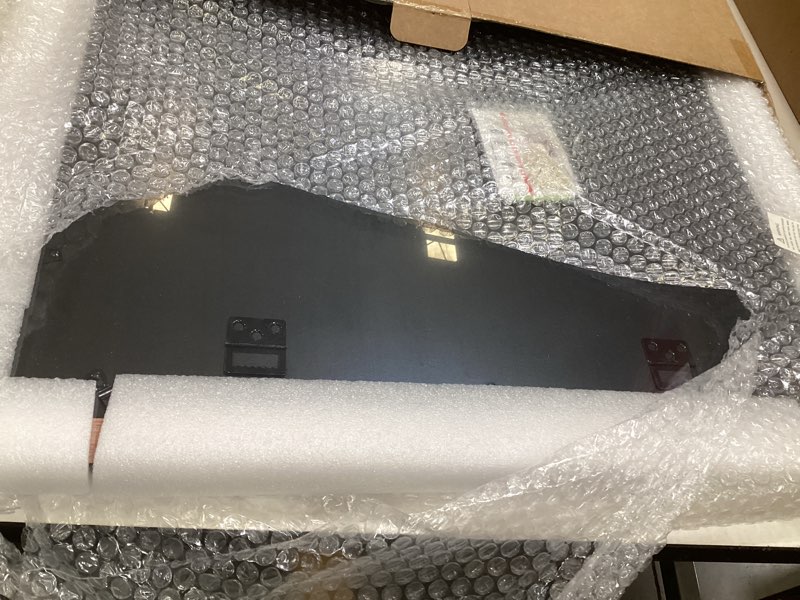 Condition photo showing As Is for doai art diploma frame 14 x 17 with mat solid wood display document/certificate 16x20 without mat and picture 17x14 with black over gold mat | wall hangers,new zealand cypress,hd glass,mahogany mahogany solid wood 16x20&14x17 with mat