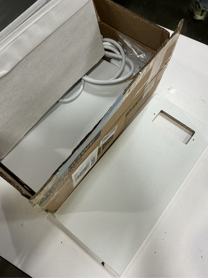 Condition photo showing Good Condition for narrow side table with charging station slim end table sofa with magazine rack, bedside table for small spaces, 3 tier nightstand for living room couch, bedroom white let503we