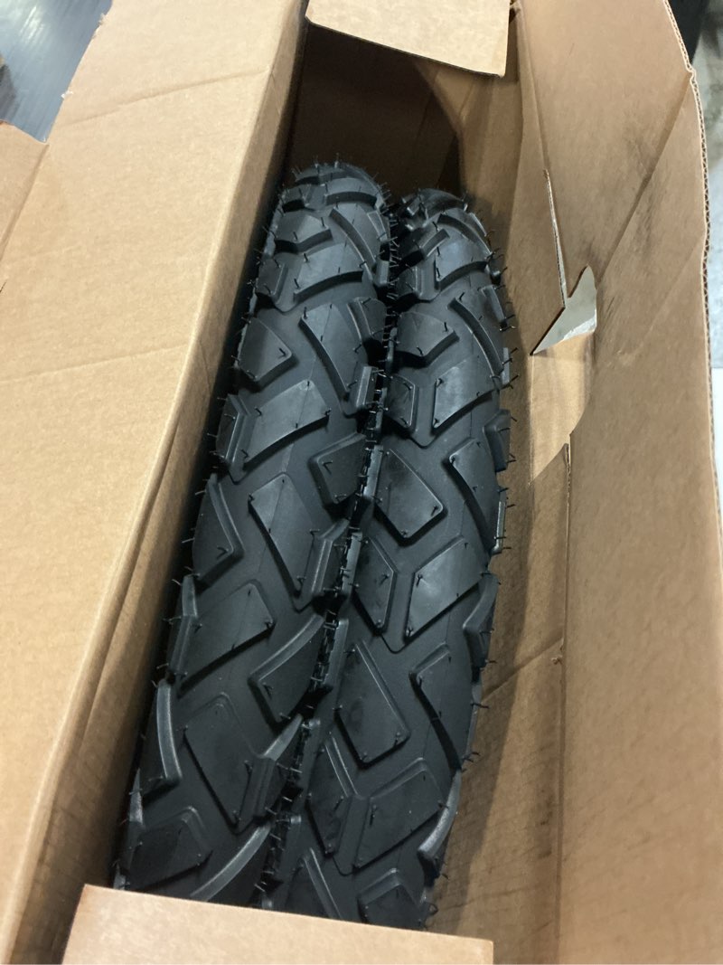 Condition photo showing Good Condition for 2-pcs 16 inch heavy duty 16x4.0 fat e-bike tires and 2-pcs 16x4 fat bike tubes scharder valve compatible 16 x 4.0 electric bike all-terrain directional tread bicycle tires and tubes(y-1397)