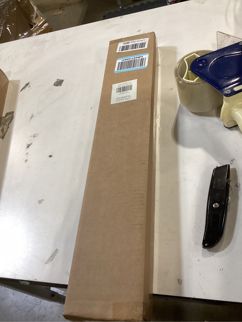 Condition photo showing Good Condition for lazblinds cordless cellular shades for french doors, no drill french door blinds for privacy, light filtering honeycomb shades for front door patio sliding glass door, 1 pack, 22" w x 78" h, grey grey-light filtering 22"w x 78"h