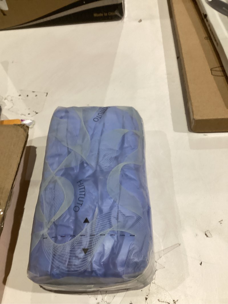Condition photo showing New/Like New for Hitituto Shoe Covers Disposable Non-slip for Indoors -100 Pieces (50 Pairs) Waterproof Premium CPE Booties Shoes Protectors Coverings, fits up to size 11 US Men and 13 US Women, Blue, Large Cpe 100. Pcs