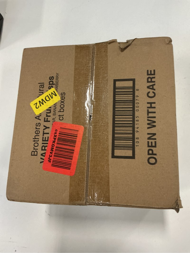 Condition photo showing New/Like New for Brothers All Natural Fruit Crisps, Variety Pack, 24 ct, 0.19 oz