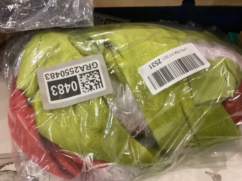 MJC Mens' The Grinch Santa Hooded Costume Union Suit One-Piece Pajama (X-Small) Multicolored