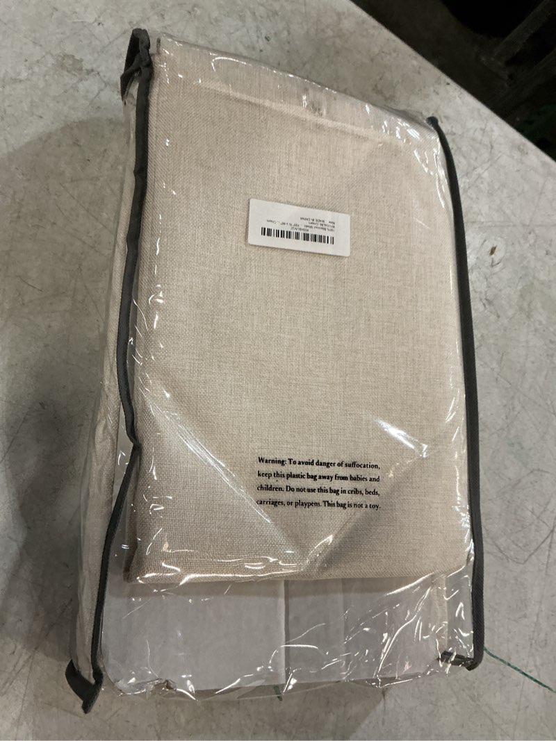Condition photo showing New/Like New for 100% blackout shield linen blackout sliding door curtains for living room, back tab/rod pocket thermal insulated curtains for sliding glass doors, 1 panel set, 100" w x 96" l, cream alba | cream 100"w x 96"l (pack of 1)