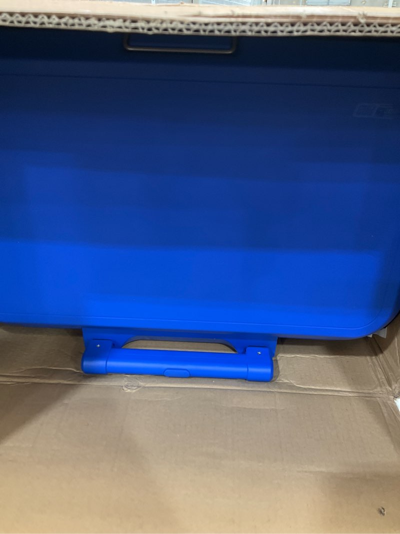 Condition photo showing Good Condition for coleman pro heavy-duty 55qt wheeled ultra-light premium hard cooler, extra-thick insulation keeps ice up to 5 days, 92-can capacity, heavy-duty wheels 55-quart neptune