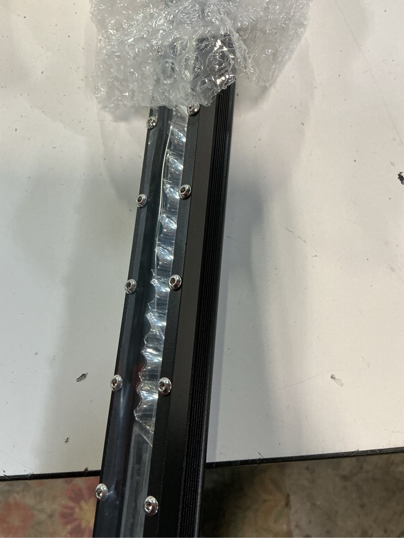 Condition photo showing Good Condition for nilight single row led light bar ultra-slim flood light bar 13 inch 36w fog driving work roof bumper lighting for offroad 4x4 trucks polaris rzr suv atv utv 13 inch flood 36w lights
