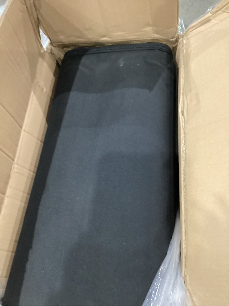 Condition photo showing Good Condition for oaktiv queen air mattress with frame, self inflating/deflating bed for adults - peakrest blow up bed, camping cot with mattress for adults - portable queen with travel rolling case on wheels queen with black bag