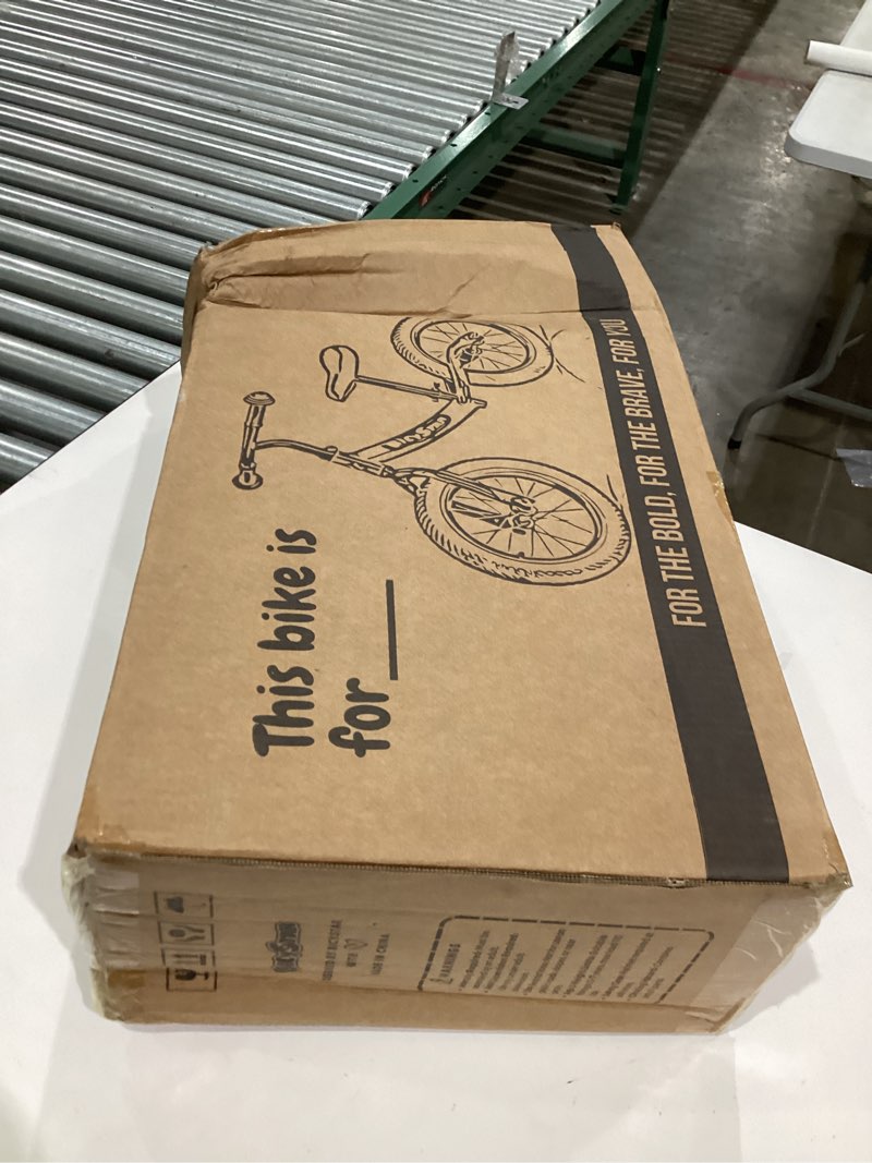 Condition photo showing New/Like New for 14 Inch Balance Bike for Kids 3-6 Year Old, Bike with No Pedals, Air Rubber Tires, Adjustable Height, Foot Rest, Pedalless Bicycle Boys, Girls (Blue)