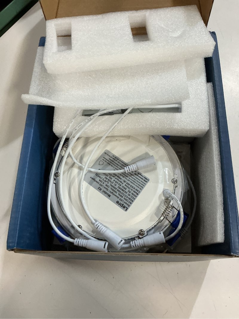 Condition photo showing Good Condition for lepro r2 ai smart led recessed lighting 6 inch, rgbcw app control ceiling lights, alexa & google com