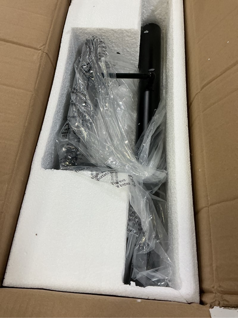 Condition photo showing Good Condition for bels picture lights for wall hardwired, 24" black wall lights for pictures,3-light 2700k,non-dimmable, 270° adjustable swing arm, hardwired wall light for artwork poster portrait library display
