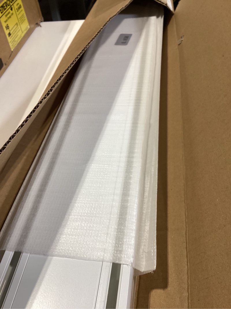 Condition photo showing Good Condition for double row curtain track ceiling mounted, silent heavy duty curtain track system, sliding rails for curtains, room divider for bedroom living room hospital (track ships in sections with connectors) 1.9m(6.2ft ) white