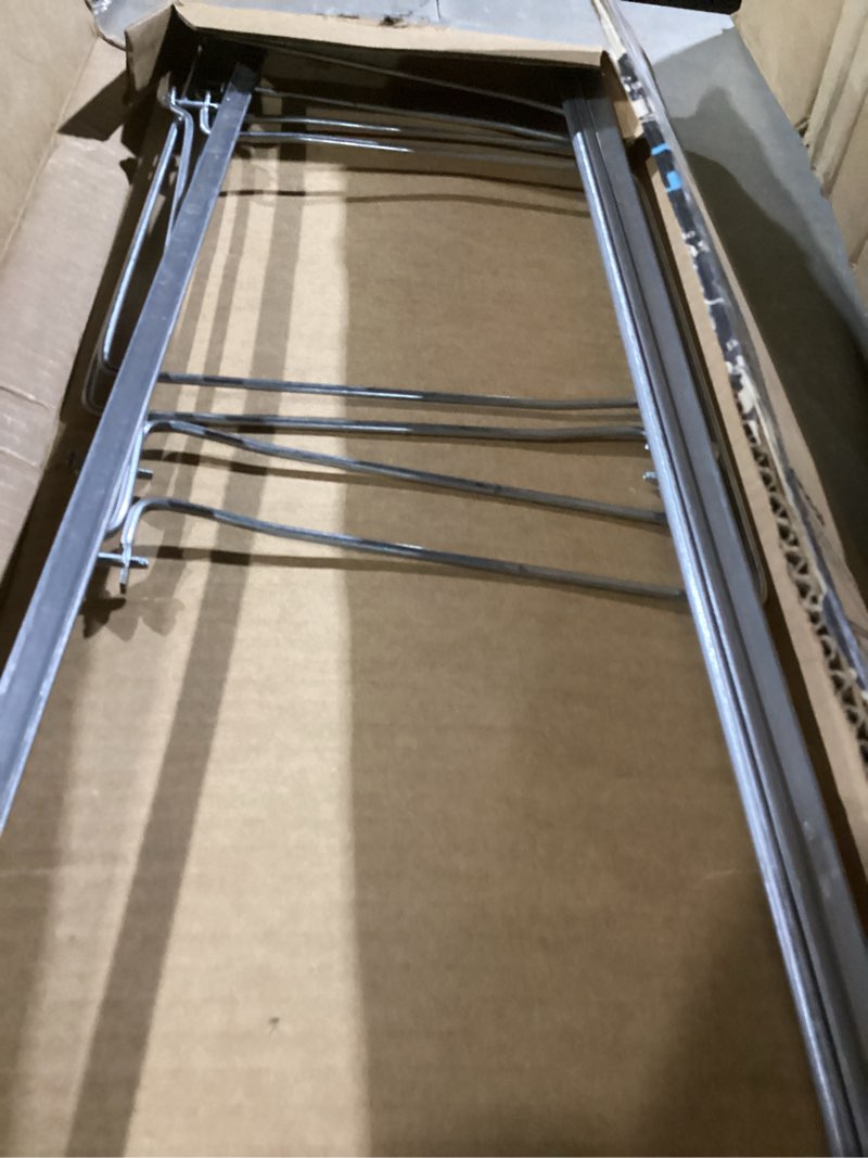 Condition photo showing As Is for smead steel hanging file folder frame, letter size, gray, adjustable length 23" to 27", 2 per pack (64872)