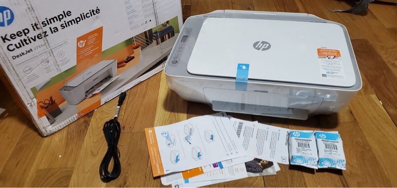 hp deskjet 2755e all-in-one inkjet printer color mobile copy scan with/ ink